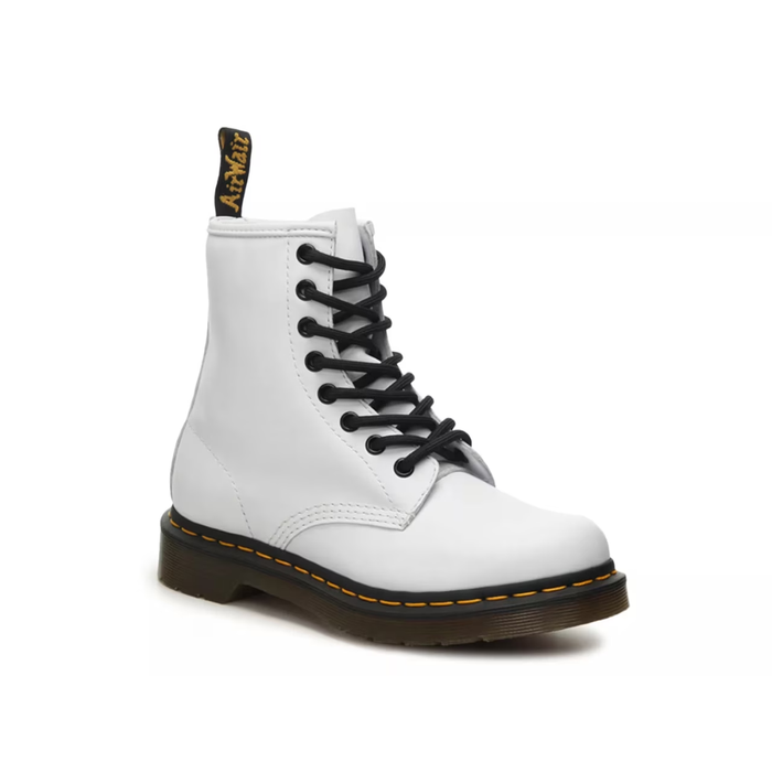 Dr. Martens Women’s 1460 8-Eye Leather Combat Boots – White