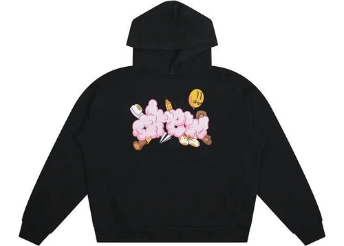 Drew Hoodie - Black Doodle