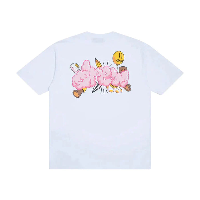 Drew House Doodle Joy SS Tee White