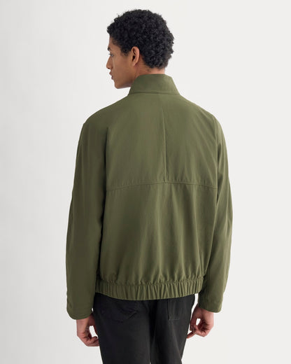 Re:Cycled Nylon Harrington Jacket | Olive Night