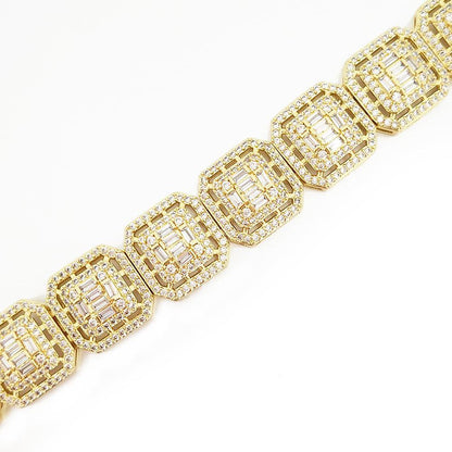 Exotic Baguette Ice Custom Bling Bling Bracelet