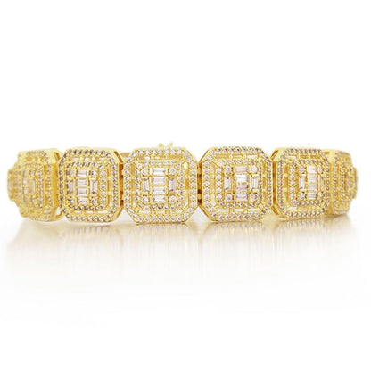 Exotic Baguette Ice CZ Iced Out Chain