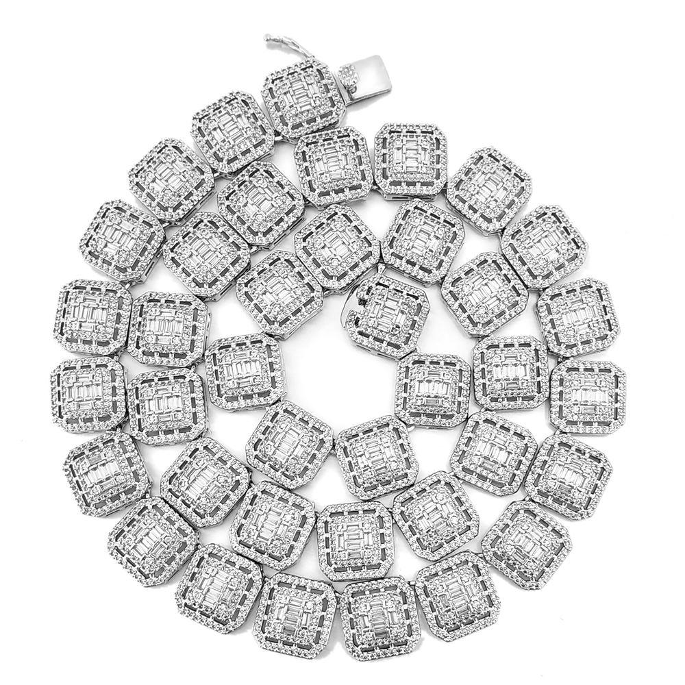 Exotic Baguette Ice CZ Iced Out Chain
