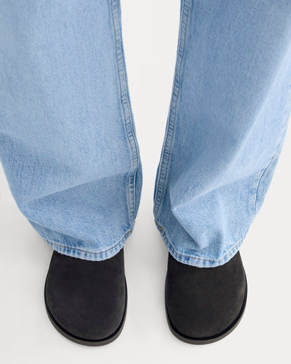 Suede Clog | Black Suede