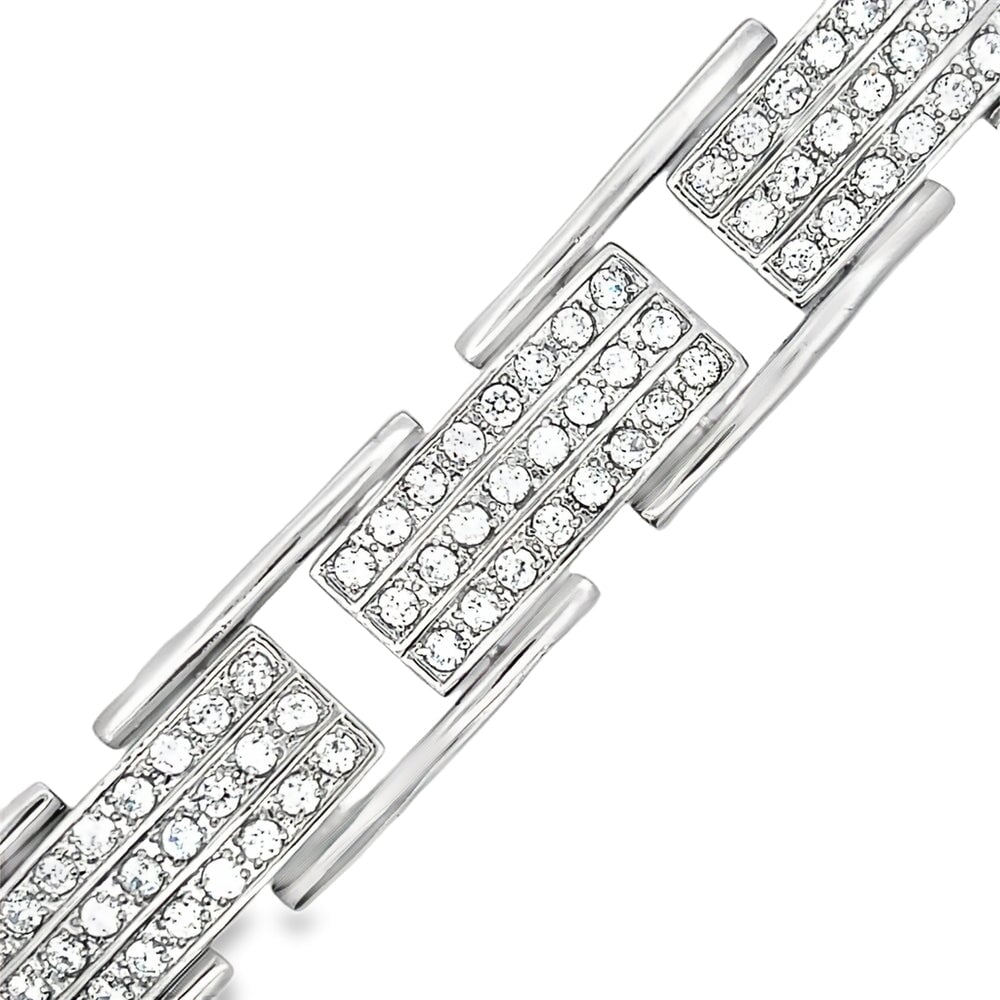 Fat Bar CZ Hip Hop Bracelet