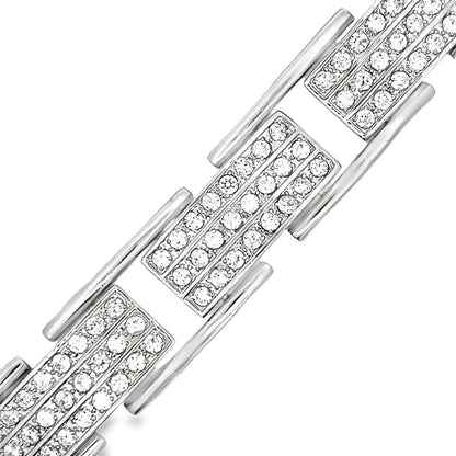 Fat Bar CZ Hip Hop Bracelet