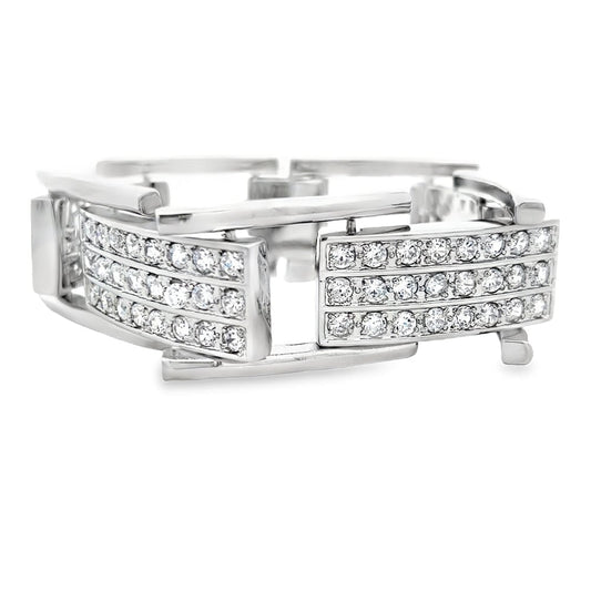 Fat Bar CZ Hip Hop Bracelet