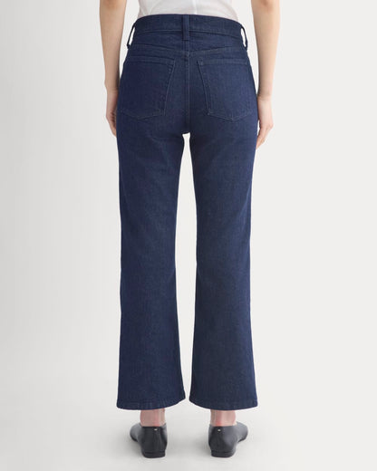 High-Rise Kick Flare Jean | Tungsten Rinse