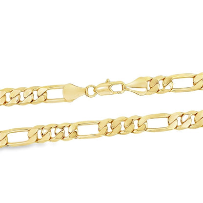 Figaro Gold Plated Chain Necklace