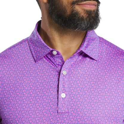 Floral Lisle - Pink / Lagoon