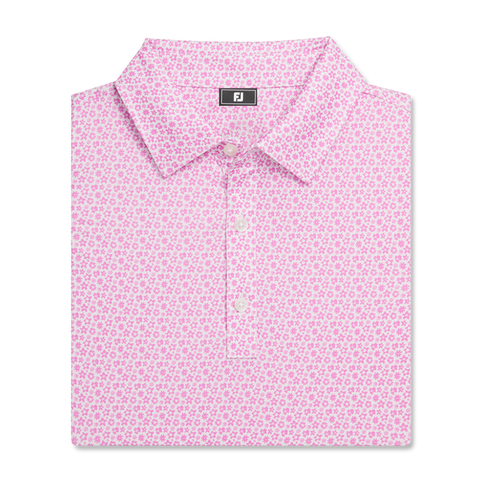 Floral Lisle - Rose / White