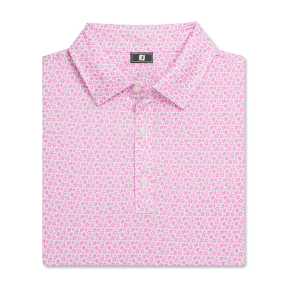 Floral Lisle - Rose / White