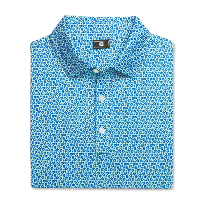 Floral Lisle - Blue / Aqua