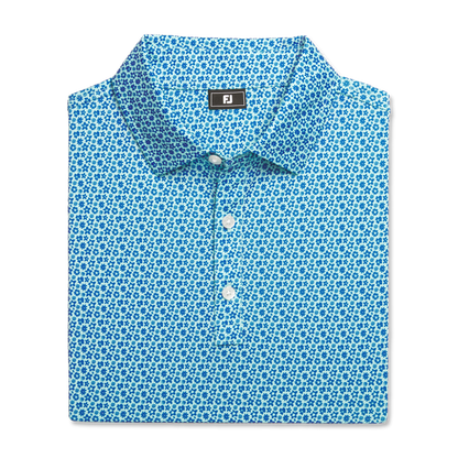 Floral Lisle - Blue / Aqua