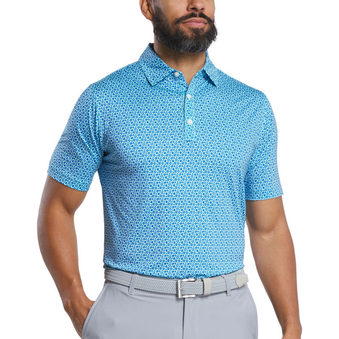 Floral Lisle - Blue / Aqua