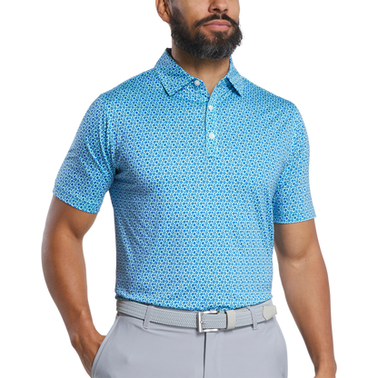 Floral Lisle - Blue / Aqua
