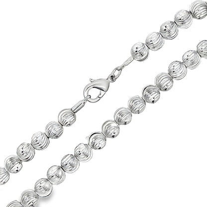 FREE Moon Cut Chain 5MM Rhodium - Shipping