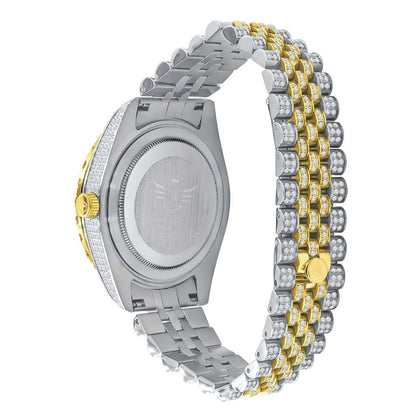 Full Bustdown Jubilee Iced Out Watch 4 Colors