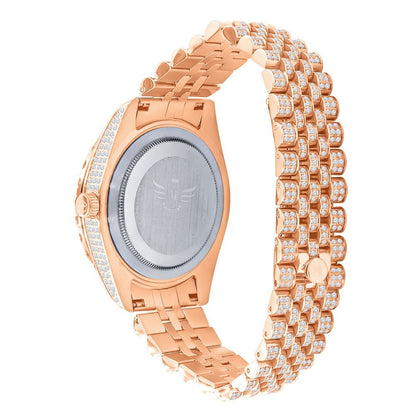 Full Bustdown Jubilee Iced Out Watch 4 Colors