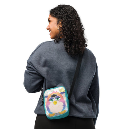 Fuzzball crossbody bag