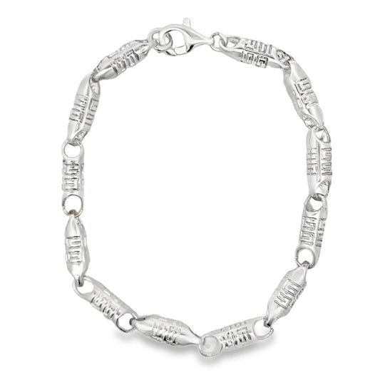 G Link Bracelet .925 Sterling Silver