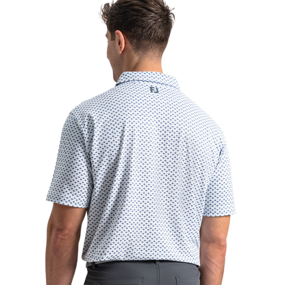 Ginko Geo Pique - White / Mint Julep / Windward Blue