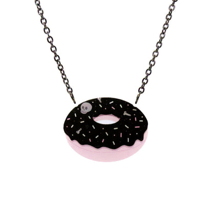 Goth Donut Necklace