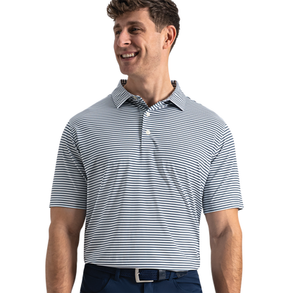 Gradient Stripe Lisle - White / Mint Julep / Windward Blue / Navy
