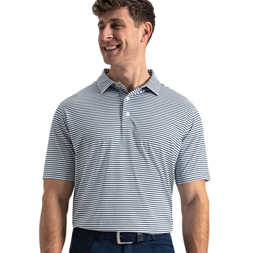 Gradient Stripe Lisle - White / Mint Julep / Windward Blue / Navy