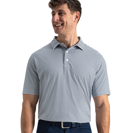 Gradient Stripe Lisle - White / Mint Julep / Windward Blue / Navy
