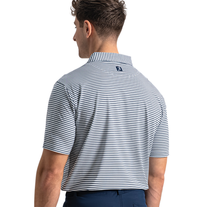 Gradient Stripe Lisle - White / Mint Julep / Windward Blue / Navy