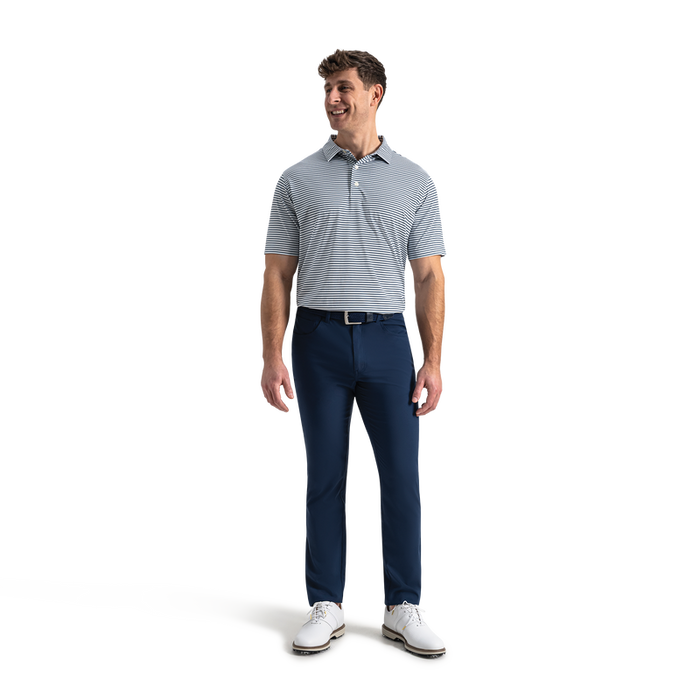Gradient Stripe Lisle - White / Mint Julep / Windward Blue / Navy