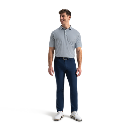 Gradient Stripe Lisle - White / Mint Julep / Windward Blue / Navy