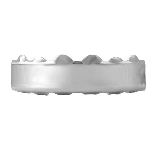 Grillz Bar Style Rhodium Top
