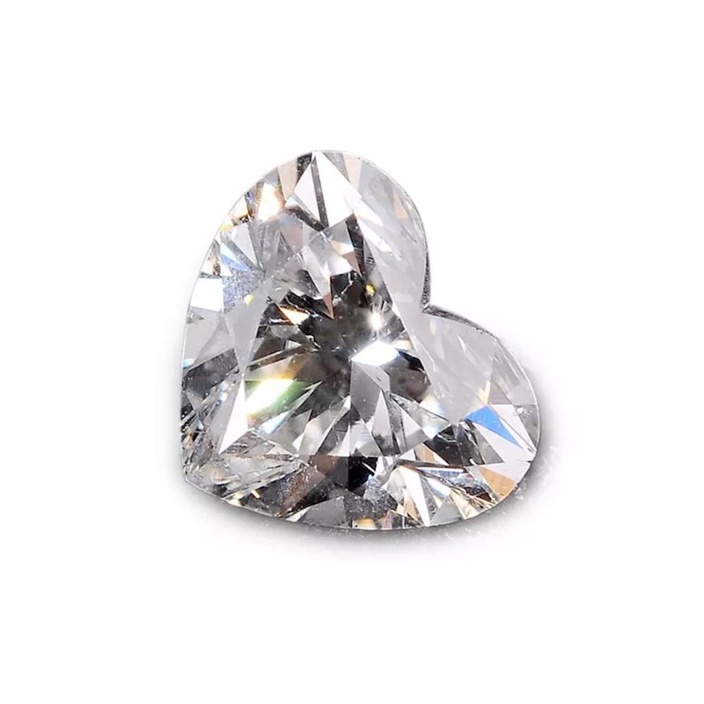 Heart Cut Certified Moissanite Loose Stone VVS D
