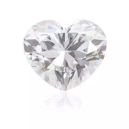 Heart Cut Certified Moissanite Loose Stone VVS D