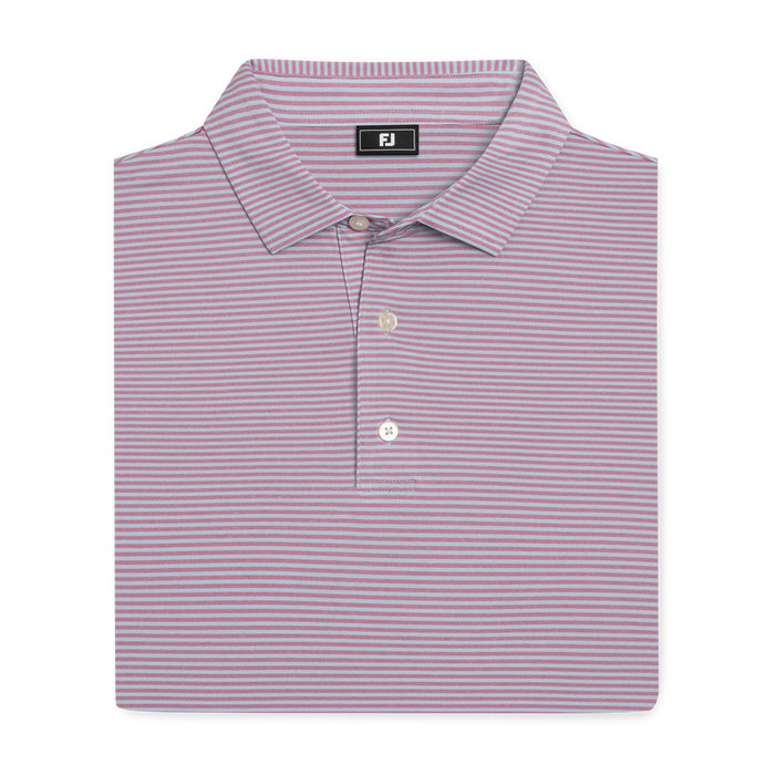 Heather Feeder Stripe Lisle - Blue Breeze / Orchid Smoke