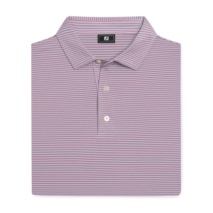 Heather Feeder Stripe Lisle - Blue Breeze / Orchid Smoke