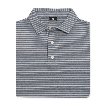 Heather Pin Pop Stripe Pique - Navy / Windward Blue / Mint Julep
