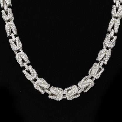 Hip Hop Bling 3D Turkish Iced Out Chain 8MM