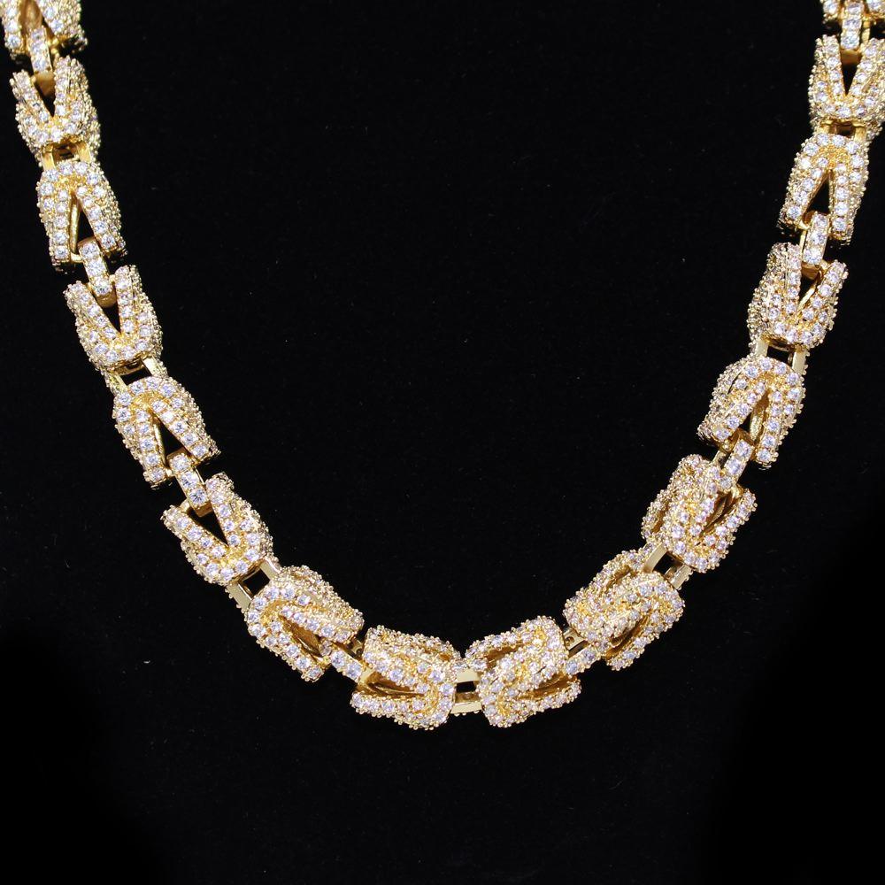 Hip Hop Bling 3D Turkish Iced Out Chain 8MM