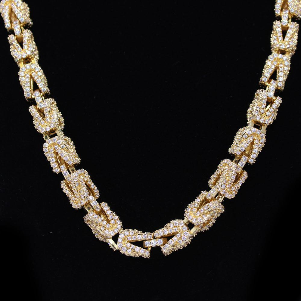 Hip Hop Bling 3D Turkish Iced Out Chain 8MM