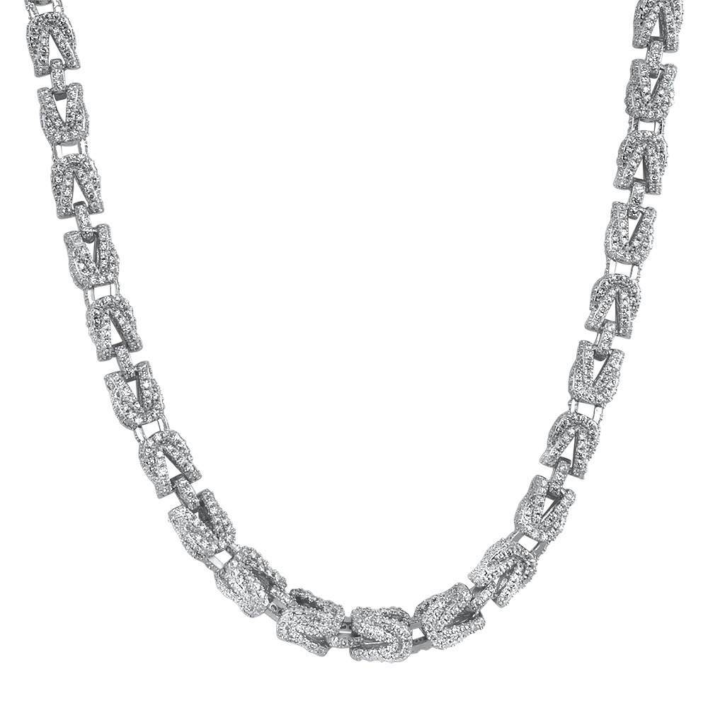 Hip Hop Bling 3D Turkish Iced Out Chain 8MM