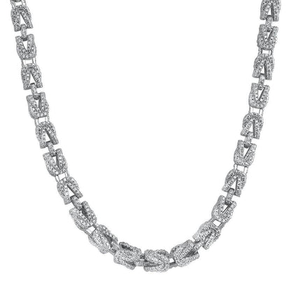 Hip Hop Bling 3D Turkish Iced Out Chain 8MM