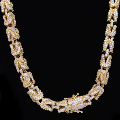 Hip Hop Bling 3D Turkish Iced Out Chain 8MM