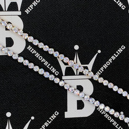 Hip Hop Bling VVS Iced Out Tennis Bracelet 4MM