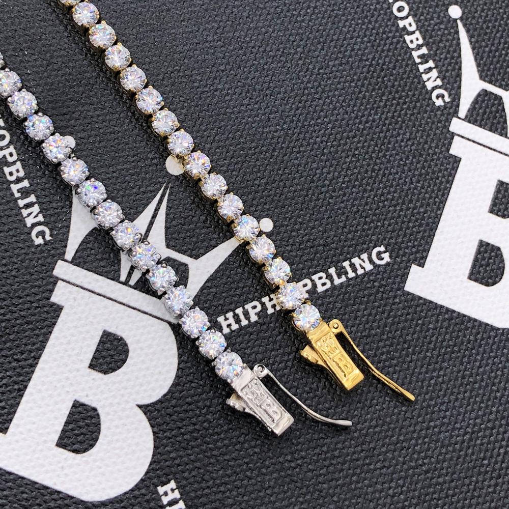 Hip Hop Bling VVS Iced Out Tennis Bracelet 4MM