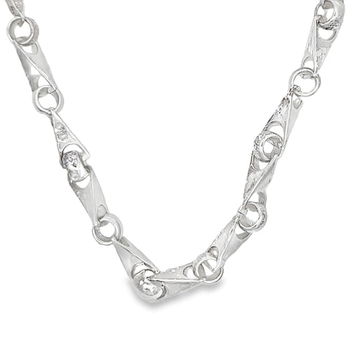 Hip Hop Link Chain .925 Sterling Silver