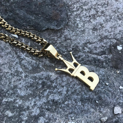 HipHopBling Classic Logo Pendant in Gold