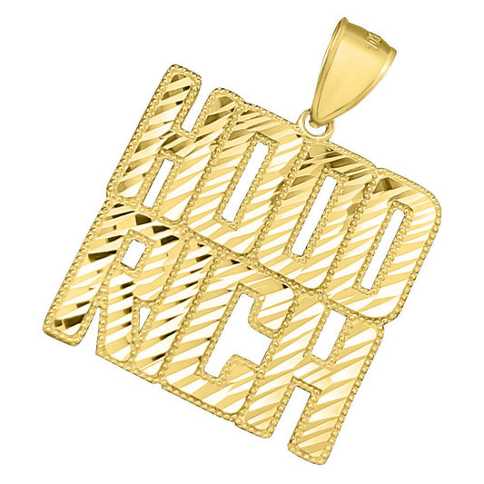 Hood Rich DC 10K Yellow Gold Pendant